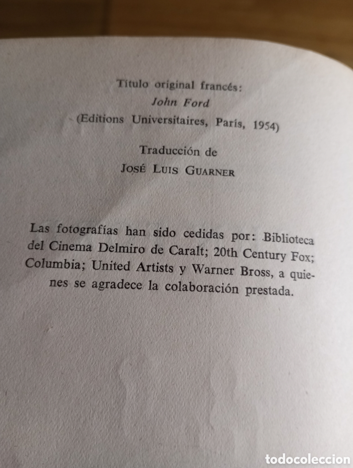 Libros antiguos: John Ford - Jean Mitry - Foto 4