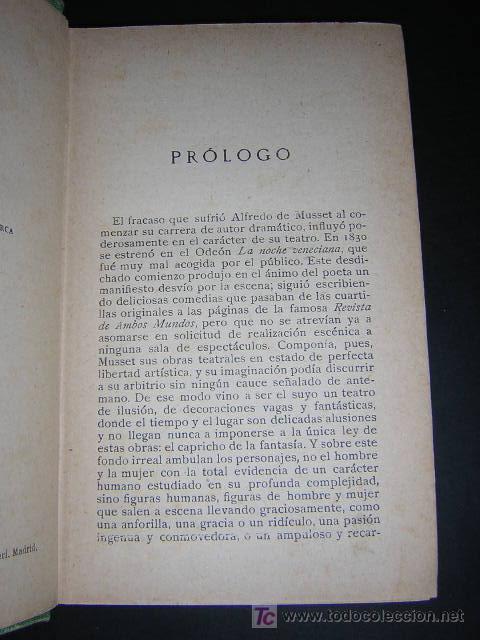 Libros antiguos: MUSSET - LOS CAPRICHOS DE MARIANA - PEDRO SALINAS - Foto 3