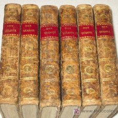 Libros antiguos: ANTIGUA COLECCION EN 6 TOMOS - DON QUIJOTE DE LA MANCHA - AÑO 1804