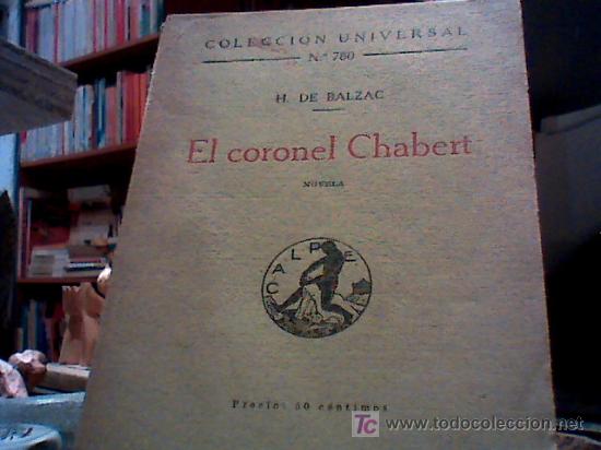 Libros antiguos: el coronel chabert (balzac, 1923) - Foto 1