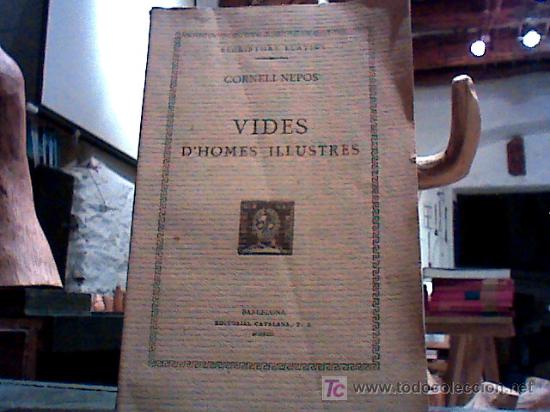 Libros antiguos: vides dhomes illustres (corneli nepos, 1923) - Foto 1