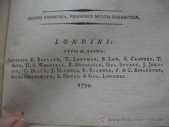 Libros antiguos: 1794 D. Junii Juvenalis et A. Persii Flacci Satyrae. - Foto 3