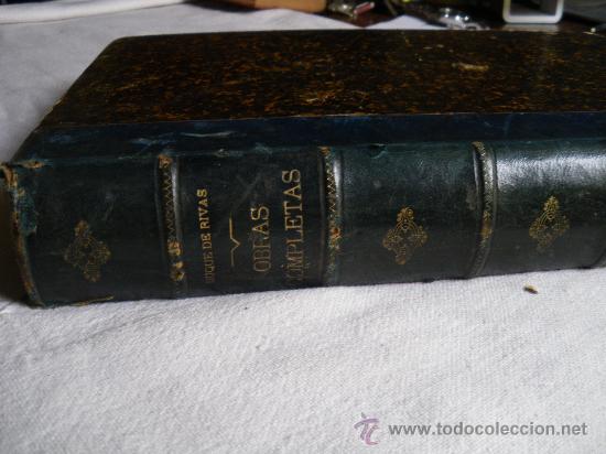 Libros antiguos: OBRAS COMPLETAS DEL DUQUE DE RIVAS. 1884. GRAN FORMATO. - Foto 3