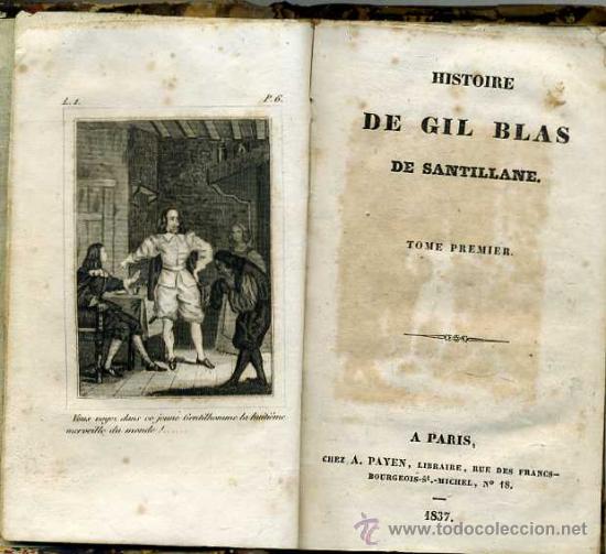 Libros antiguos: HISTOIRE DE GIL BLAS DE SANTILLANE (PAR&Iacute;S, 1837) - Foto 2