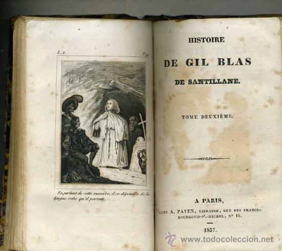 Libros antiguos: HISTOIRE DE GIL BLAS DE SANTILLANE (PAR&Iacute;S, 1837) - Foto 3