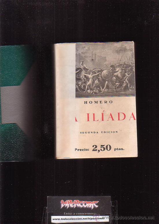 Libros antiguos: LA ILIADA /POR: HOMERO - Foto 1