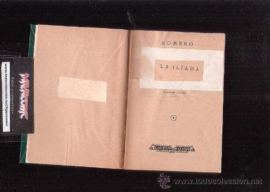 Libros antiguos: LA ILIADA /POR: HOMERO - Foto 2