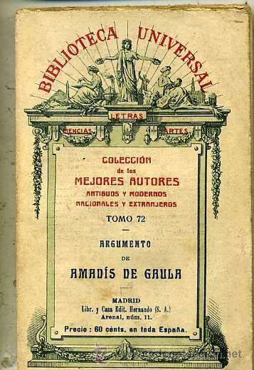 Libros antiguos: DUQUE Y MERINO : ARGUMENTO DE AMAD&Iacute;S DE GAULA (1926) - Foto 1