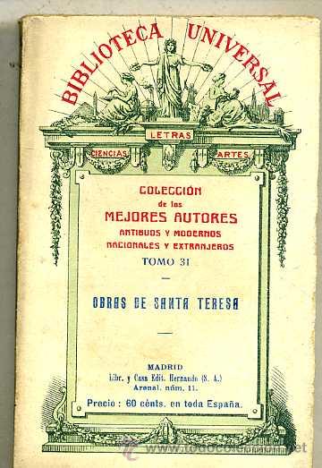 Libros antiguos: OBRAS DE SANTA TERESA (1927) - Foto 1