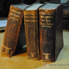 Libros antiguos: 1942.- AGUILAR. PEREZ GALDOS. TOMOS I, V Y VI. MUY FATIGADOS. Lote 29379884
