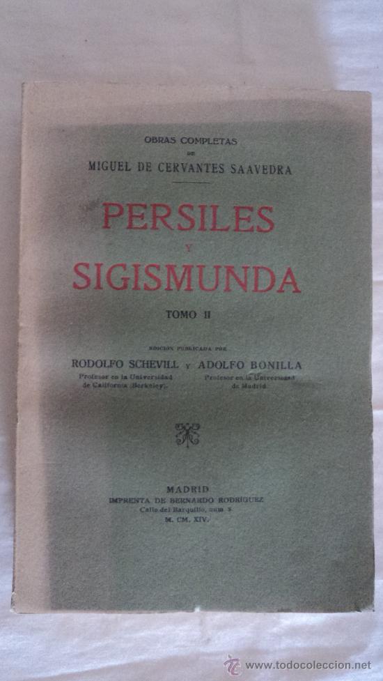 Libros antiguos: Persiles y Segismunda. Cervantes de Saavedra - Foto 2