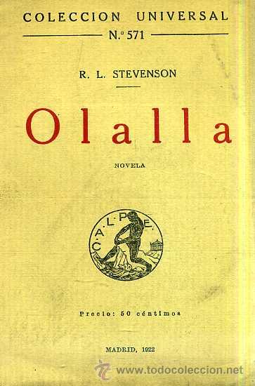 Libros antiguos: R. L. STEVENSON : OLALLA (CALPE, 1922) - Foto 1