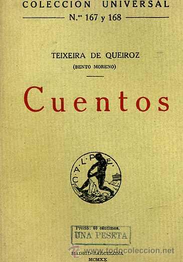 Libros antiguos: TEIXEIRA DE QUEIROZ : CUENTOS (CALPE, 1920) - Foto 1