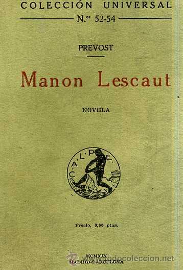 Libros antiguos: PREVOST : MANON LESCAUT (CALPE, 1919) - Foto 1