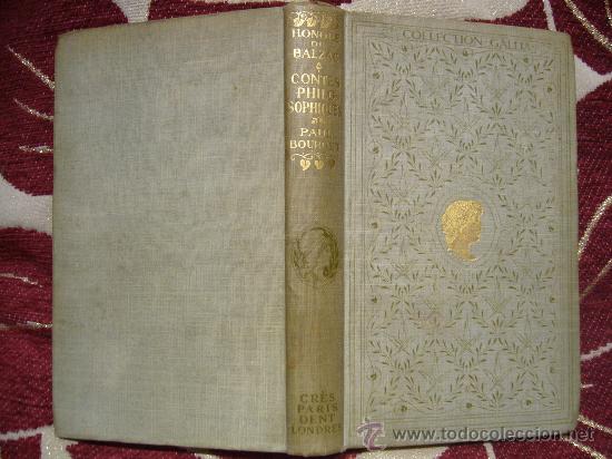 Libros antiguos: &rdquo;CONTES PHILOSOPHIQUES&rdquo; DE HONORE DE BALZAC. - Foto 1