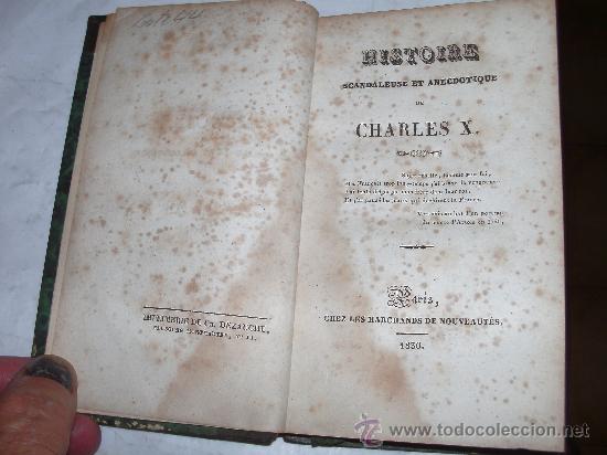 Libros antiguos: HISTOIRE DE CHARLES X - Foto 1
