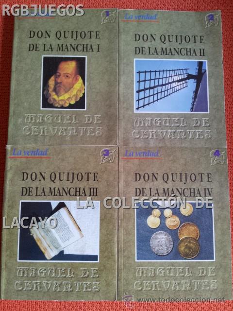 Libros antiguos: DON QUIJOTE DE LA MANCHA EN 4 TOMOS - LA VERDAD - Foto 2
