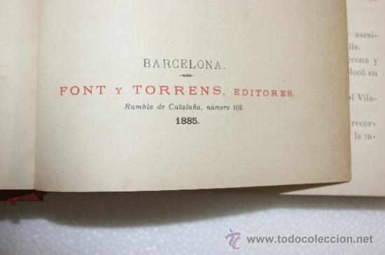Libros antiguos: 2 tomos. El testamento de un martir. 1885. - Foto 6