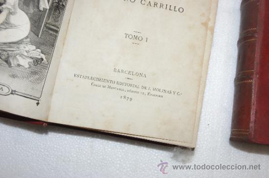 Libros antiguos: 2 tomos. La falsa adultera. 1879. - Foto 5