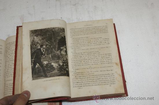 Libros antiguos: 2 tomos. La falsa adultera. 1879. - Foto 8