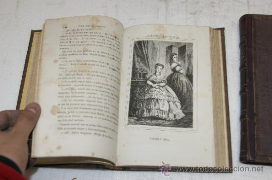 Libros antiguos: 2 tomos. Los pecados capitales. 1865. - Foto 9
