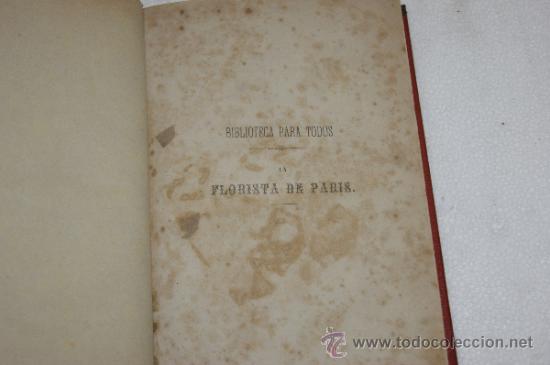 Libros antiguos: Libro La florista de Paris. 1865 - Foto 3