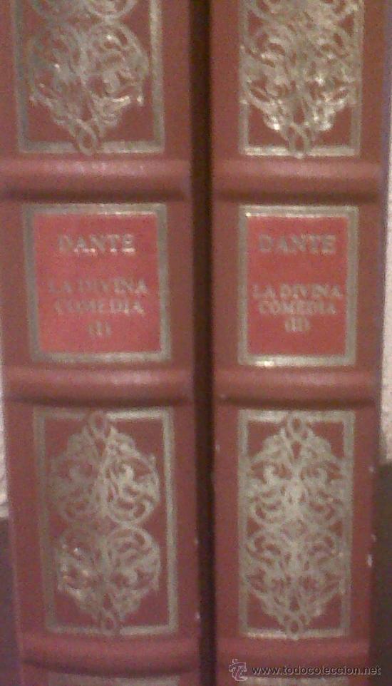 Libros antiguos: la divina Comedia ( 2 tomos) - Foto 1