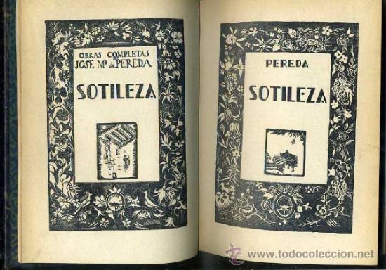 Libros antiguos: PEREDA : SOTILEZA (AGUILAR) - Foto 2