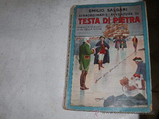 Libros antiguos: EMILIO SALGARI - EDICION EN ITALIANO - - Foto 1