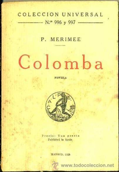 Libros antiguos: MERIM&Eacute;E : COLOMBA (CALPE, 1925) - Foto 1