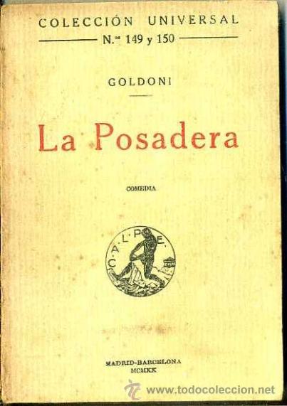 Libros antiguos: GOLDONI : LA POSADERA (CALPE, 1920) - Foto 1