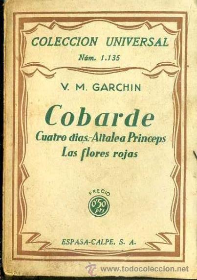 Libros antiguos: GARCHIN : COBARDE (ESPASA CALPE, 1930) - Foto 1