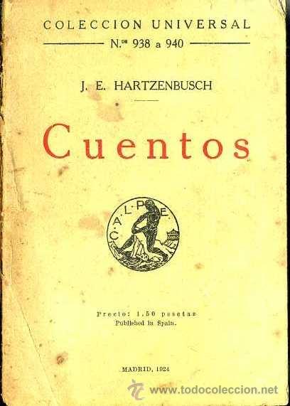 Libros antiguos: HARTZENBUSCH : CUENTOS (CALPE, 1924) - Foto 1