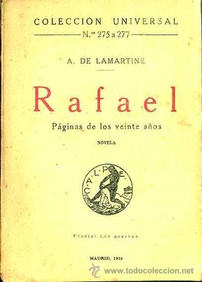 Libros antiguos: LAMARTINE : RAFAEL (CALPE, 1920) - Foto 1