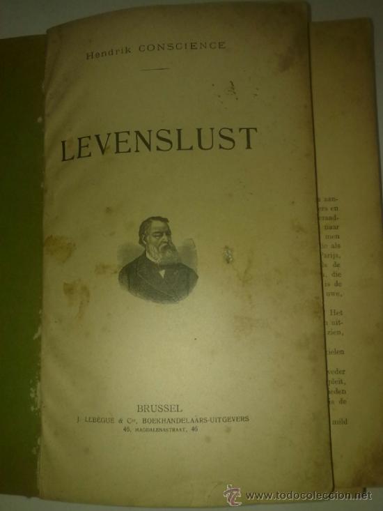Libros antiguos: levenslust, Conscience Hendrik (en holand&eacute;s) - Foto 1