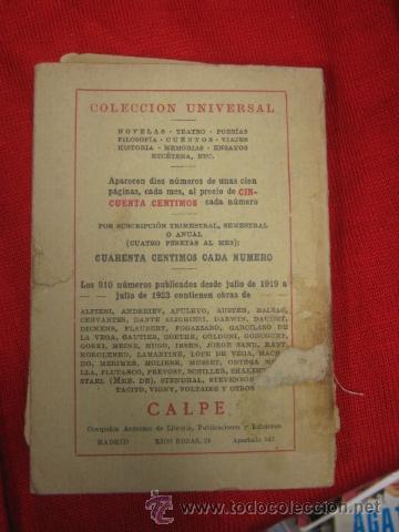 Libros antiguos: Una Aldea. Ivan Bunin. Colecci&oacute;n Universal Calpe. 1923. - Foto 3