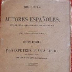 Libros antiguos: COMEDIAS ESCOGIDAS DE FREY LOPE FÉLIX DE VEGA CARPIO. TOMO 3. RIVADENEYRA 1857. Lote 37708144