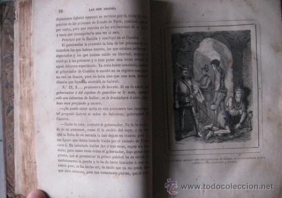 Libros antiguos: LAS DOS DIANAS. Alejandro Dumas 1858 - Foto 4