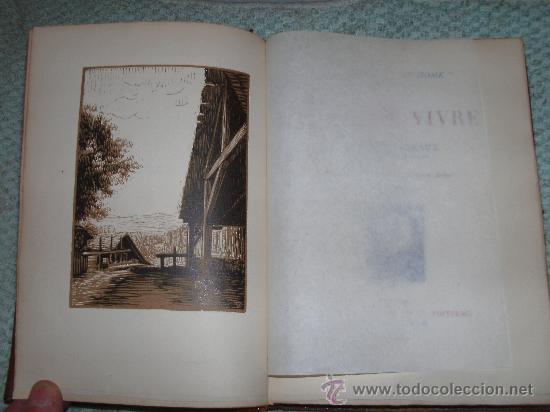 Libros antiguos: HENRY BORDEAUX - LA PEUR DE VIVRE - - Foto 2