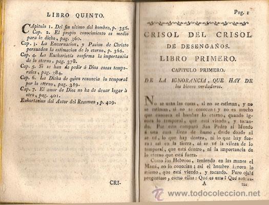 Libros antiguos: CRISOL DEL CRISOL DE DESENGA&Ntilde;OS &ndash; A&Ntilde;O 1768 - Foto 3
