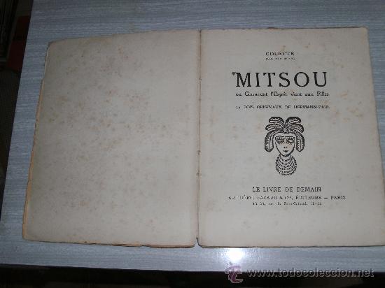 Libros antiguos: COLETTE - MITSOU - Foto 2
