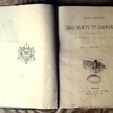 Libros antiguos: OBRAS COMPLETAS DE RAMÓN DE CAMPOAMOR, .1888, ILUSTRADO CON GRABADOS INTERCALADOS EN EL TEXTO.. Lote 38582024