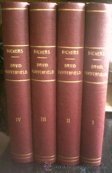 Libros antiguos: Carlos Dickens ( David Copperfield) 4 tomos 1924 - Foto 1