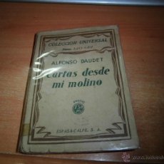 Libros antiguos: CARTAS DESDE MIM OLINO.- ALFONSO DAUDET .-COLECCION UNIVERSAL 1215-1217 ESPASA CALPE 1931
