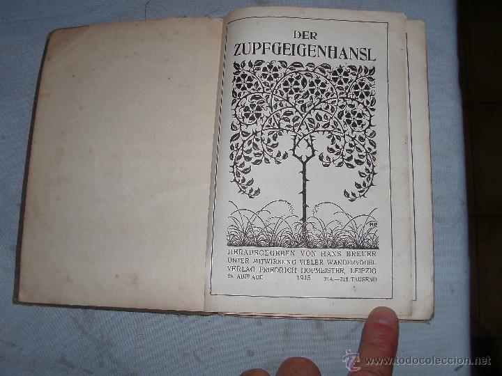 Libros antiguos: ZUPFGEIGENHANSL - Foto 2