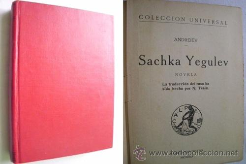 Libros antiguos: SACHKA YEGULEV. ANDREIEV. 1919 - Foto 1