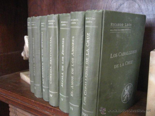 Libros antiguos: Obras completas ricardo leon 7 tomos, 1915, - Foto 1
