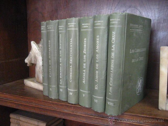 Libros antiguos: Obras completas ricardo leon 7 tomos, 1915, - Foto 2
