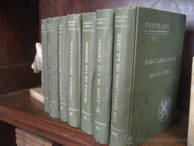 Libros antiguos: Obras completas ricardo leon 7 tomos, 1915, - Foto 3