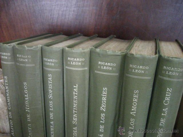 Libros antiguos: Obras completas ricardo leon 7 tomos, 1915, - Foto 4